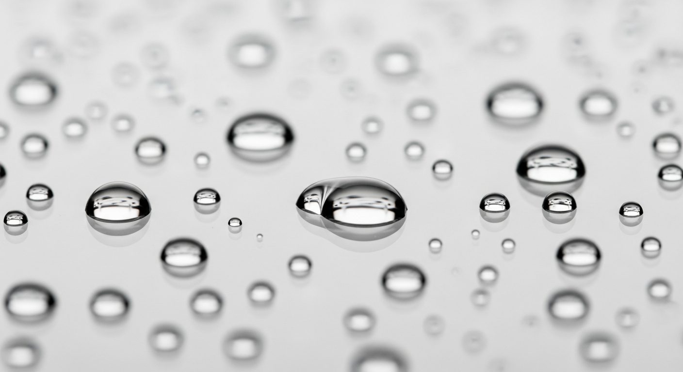 Ceramic nano-coating applied to glass surface