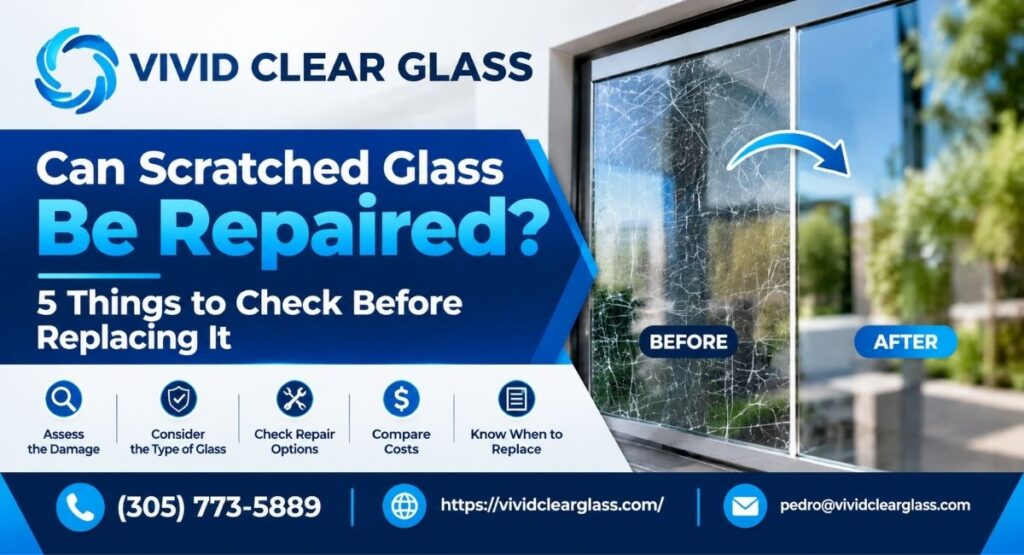 Can Scratched Glass Be Repaired? 5 Things to Check Before Replacing It